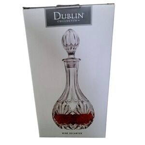 Dublin Collection Crystal Wine Decanter Carafe Shannon by Godinger 850ml